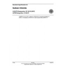AASHTO M 143-03 (2007)