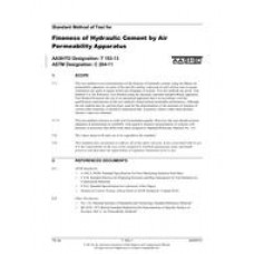 AASHTO T 153-13 (2017)