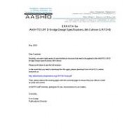 AASHTO LRFD-8 Errata 1
