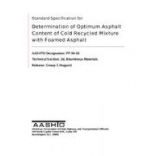 AASHTO PP 94-18