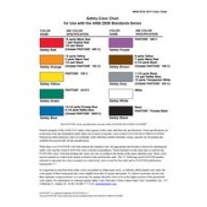 ANSI Z535 Color Chart
