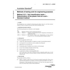 AS 1289.3.2.1-2009