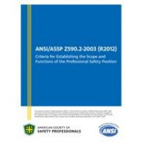 ASSP Z590.2-2003 (R2012) ASSP Z590.2-2003 (R2012)