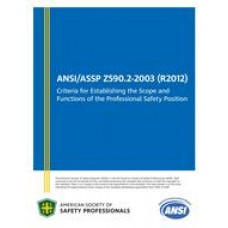 ASSP Z590.2-2003 (R2012) ASSP Z590.2-2003 (R2012)