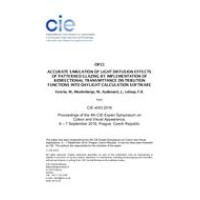 ACCURATE SIMULATION OF LIGHT DIFFUSION EFFECTS OF PATTERNED GLAZING BY IMPLEMENTATION OF BIDIRECTIONAL TRANSMITTANCE DISTRIBUTION FUNCTIONS INTO DAYLIGHT CALCULATION SOFTWARE (OP21, Pages 133-139)