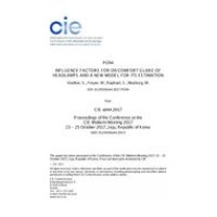 INFLUENCE FACTORS FOR DISCOMFORT GLARE OF HEADLAMPS AND A NEW MODEL FOR ITS ESTIMATION (PO94, 1122-1134)