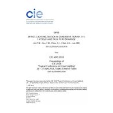 OFFICE LIGHTING DESIGN IN CONSIDERATION OF EYE FATIGUE AND TASK PERFORMANCE (OP05, 19-28)