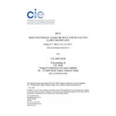 INVESTIGATION OF GLARE METRICS FOR REFLECTED GLARE ON DISPLAYS (OP15, 84-92)