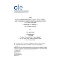 DEPRECIATION OF ROOM SURFACES REFLECTANCE AND THEIR INFLUENCE ON MAINTENANCE FACTOR OF LIGHTING SYSTEMS (PP02, 238-246)