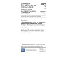 CISPR 15 Amd.1 Ed. 7.0 b:2006