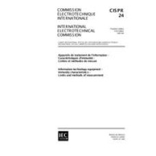 CISPR 24 Ed. 1.0 b:1997