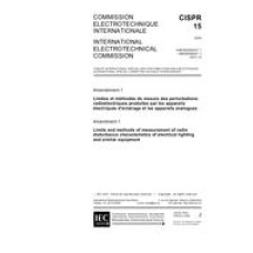 CISPR 15 Amd.1 Ed. 6.0 b:2001