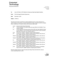 CTA 861-G CTA 861-G