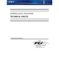 FCI Control Valve/Regulator - Technical Sheets