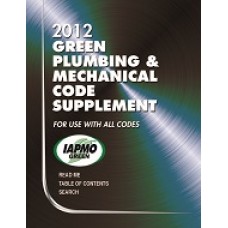 IAPMO 2012 Green Plumbing and Mechanical Code Supplement
