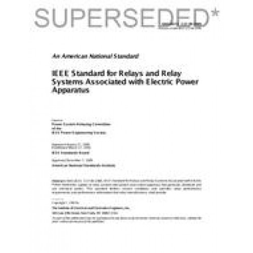 IEEE C37 90 1989 Standard PDF STANDARD PDF SITE