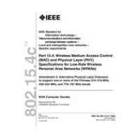 IEEE 802.15.4c-2009 IEEE 802.15.4c-2009