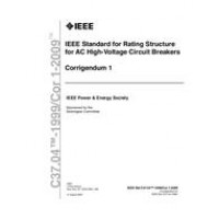 IEEE C37.04-1999/Cor 1-2009 IEEE C37.04-1999/Cor 1-2009