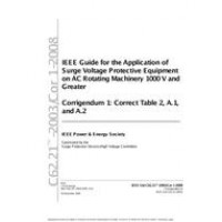IEEE C62.21-2003/Cor 1-2008 IEEE C62.21-2003/Cor 1-2008