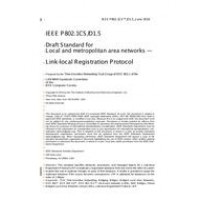 IEEE P802.1CS IEEE P802.1CS