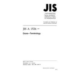 JIS A 1526:1997