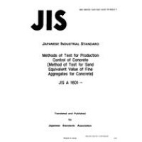 JIS A 1801:1989