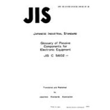 JIS C 5602:1986