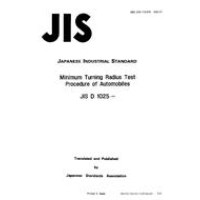 JIS D 1025:1985