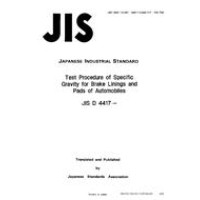 JIS D 4417:1986