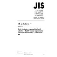 JIS C 8702-1:2009