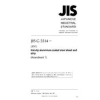 JIS G 3314:2010/AMENDMENT 1:2011