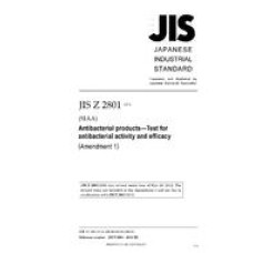 JIS Z 2801:2010/AMENDMENT 1:2012