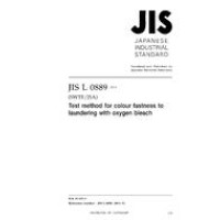 JIS L 0889:2014