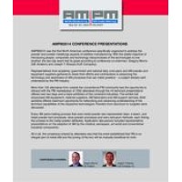 AMPM2014 Conference Presentations