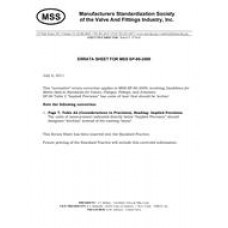 MSS SP-86 Errata July 2011