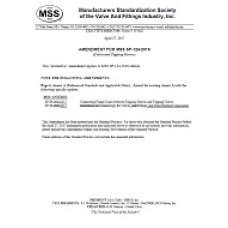 MSS SP-124-2016 Amendment