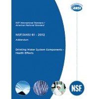 NSF 61-2012 Addendum