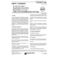SMPTE 11-1995 (Archived 2003)