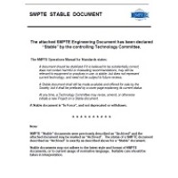 SMPTE 168-2001 (Stabilized 2012)