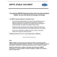 SMPTE 168-2001 (Stabilized 2012)