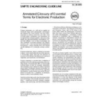 SMPTE EG 28-1993 (Archived 2004)