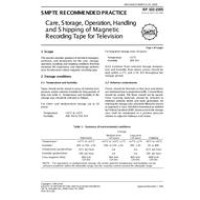 SMPTE RP 103-1995 (Archived 2005)
