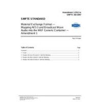 SMPTE 382M-2007 Amendment 1:2012