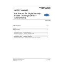 SMPTE 268M-2003 Amendment 1:2012