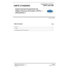 SMPTE 2035-2009 Amendment 1:2012