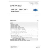 SMPTE 12M-1-2008 Amendment 1