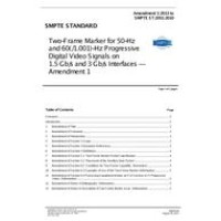 SMPTE 2051-2010 AMendment 1:2013