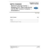 SMPTE ST 422:2013 Amendment 1:2014