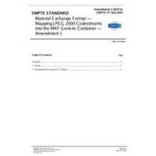 SMPTE ST 422:2013 Amendment 1:2014