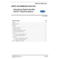SMPTE RP 2092-1:2015